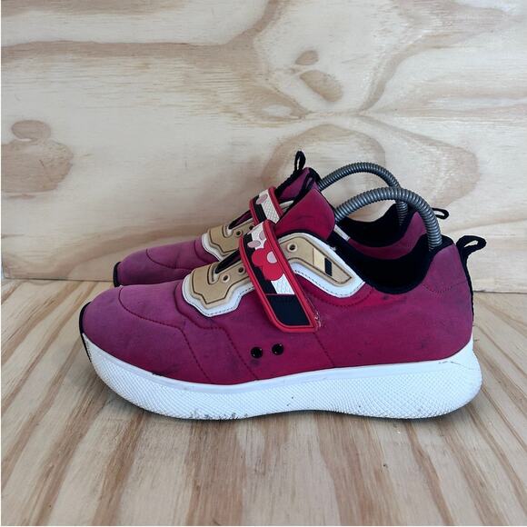 Prada - Neoprene Floral - Sneakers - Purple - Women's - 9 - 3E6322 - Picture 3 of 9